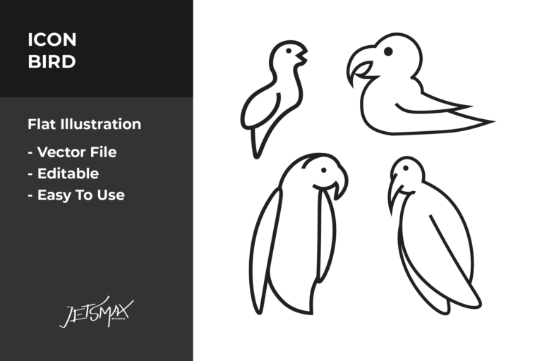 Preview image of Bird Icon Vector Illustration