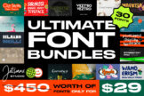 Last preview image of 75% OFF – Ultimate Font Bundles by Jetsmax