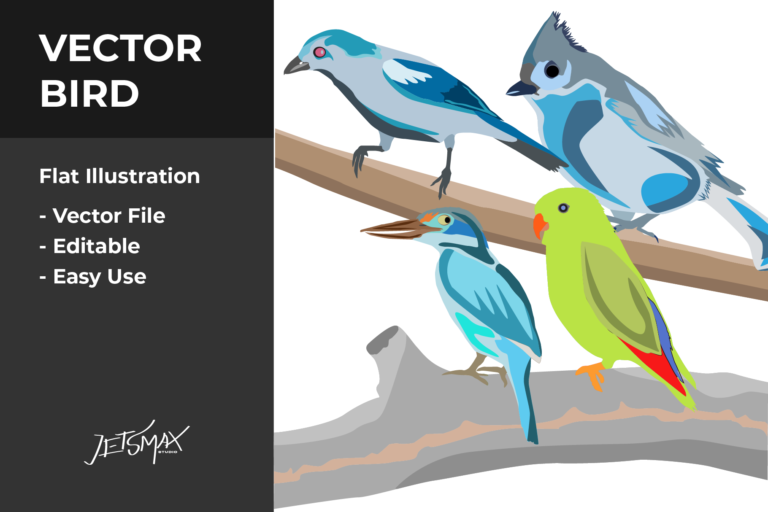 Preview image of Bird Bundle Vector Illustration