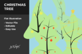 Last preview image of Christmas Tree Vector Illustration
