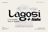 Last preview image of Lagosi Typeface